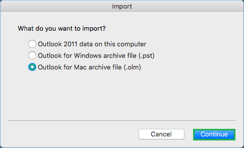 windows outlook for mac